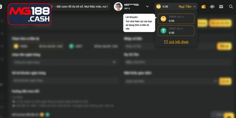 Tổng hợp các cách thức rút tiền MG188